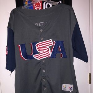 2017 Olympic USA team Alex Bregman jersey